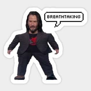 Mini Keanu Meme Sticker